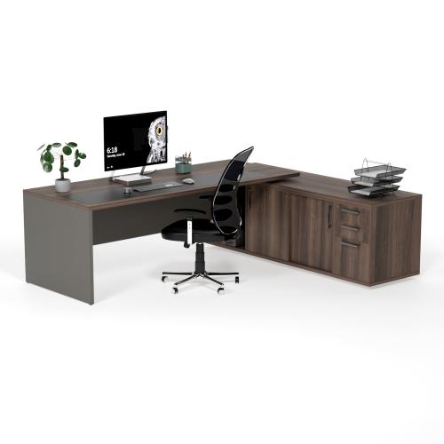 Stellan Desk - Wallnut  Storm 0001
